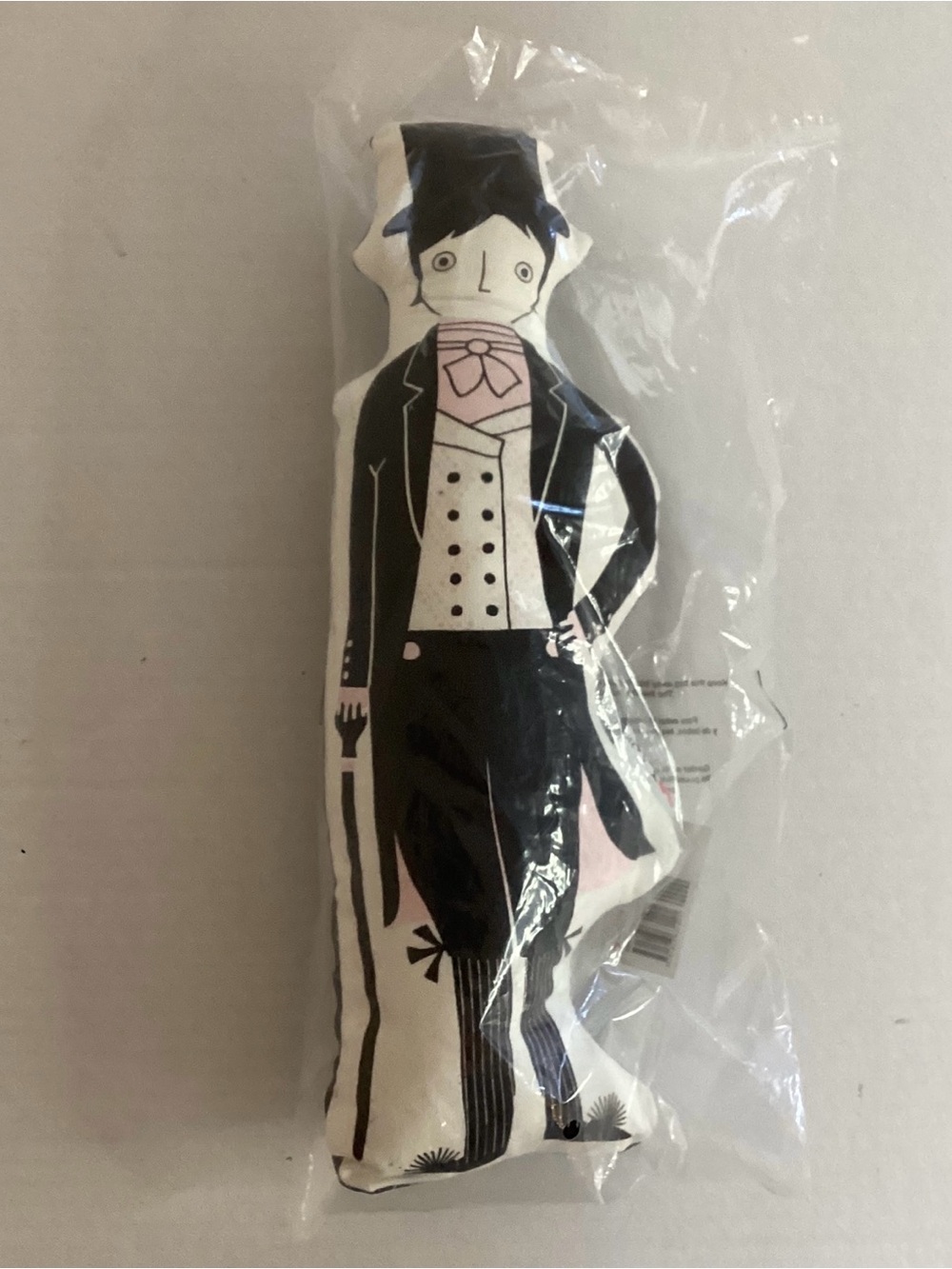 NWT Babylit Mr. darcy Plush Doll Jane Austen From Gibbs-smith Collectible Rare